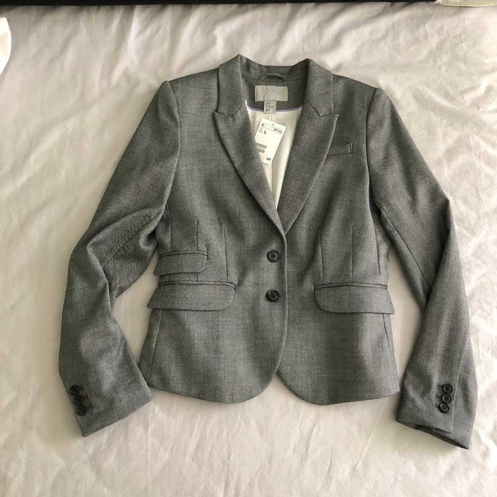 H&M Gray Blazer NWT